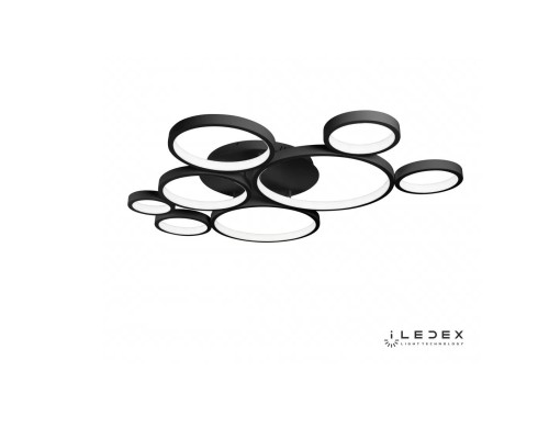 Потолочная люстра Ring Star 9004-8L-X BK iLedex
