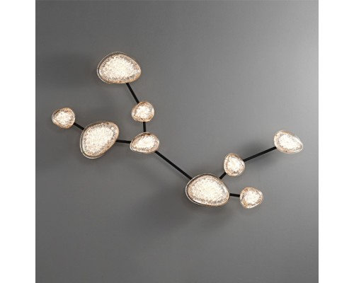 Бра MT9125 2309-Virgo matt black/french gold DeLight Collection