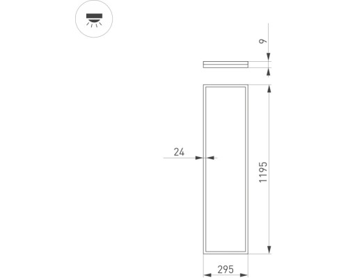 Светодиодная панель INTENSO 043555 Arlight
