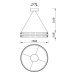 Подвесной светильник Faccia VL1693P01 Vele Luce