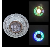 Точечный светильник  10499-9.0-001CNB MR16+LED3W CL/RGB Reluce