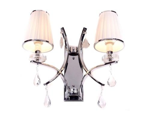 Бра Glamour LDW 66247-2 WT+CHR Lumina Deco