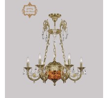 Подвесная люстра 31.44 31.44.6.KR175SP.250IT.G.Sp.Amber.1D Art Classic