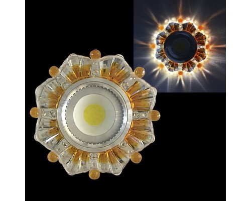 Точечный светильник  42235-9.0-001PL MR16+LED3W CL/BN Reluce