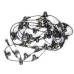 Гирлянда  UDL-K111 80/E27/20M IP65 BLACK BELT-LIGHT Uniel