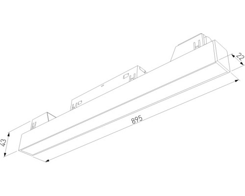 Трековый светильник Slim Magnetic 85034/01 Elektrostandard