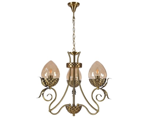 Подвесная люстра Olivi 3304/3H-ABPAB-AM Lumien Hall