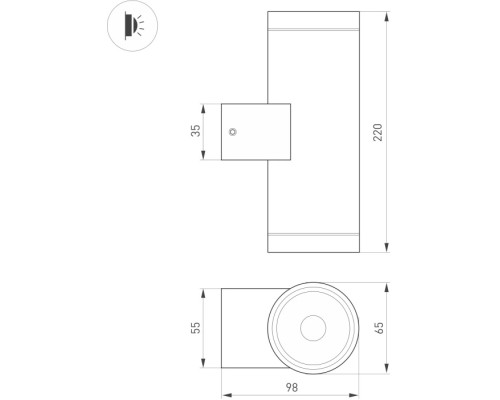 Архитектурная подсветка RAY 044231 Arlight