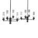 Потолочная люстра  INDIGO SPL8 PEARL BLACK AM Group