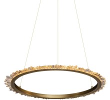 Подвесной светильник Quartz Halo MD20020154-1B satin gold DeLight Collection