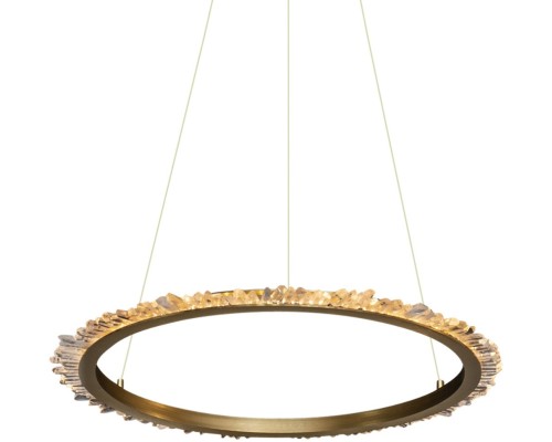 Подвесной светильник Quartz Halo MD20020154-1B satin gold DeLight Collection