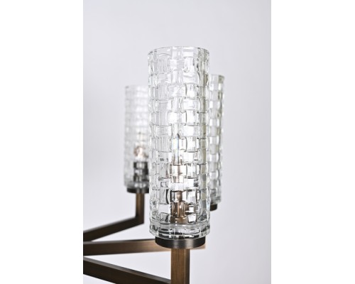 Подвесная люстра BRWL7055 DLCH01 vintage brass DeLight Collection