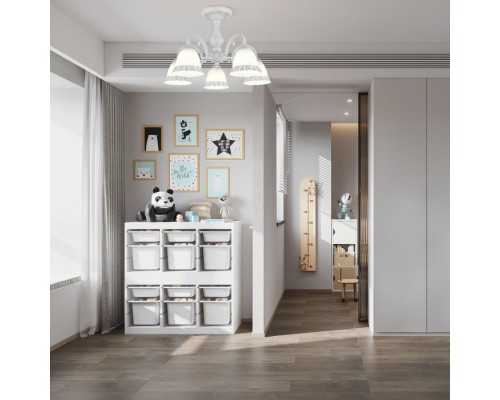 Потолочная люстра AM347410 347410/5 WT+SL Arte Milano