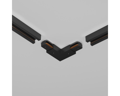 Коннектор угловой Accessories for tracks Unity TRA001CLB-11B Maytoni
