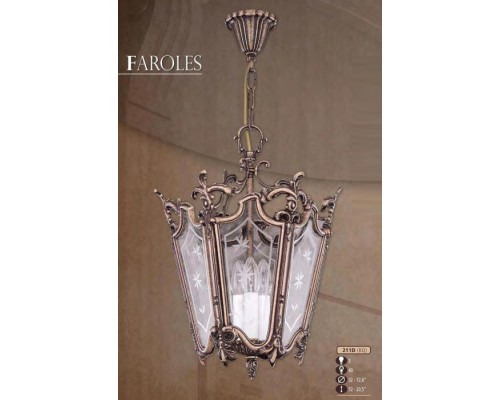 Подвесная люстра 211D 211D/3 BQ Riperlamp