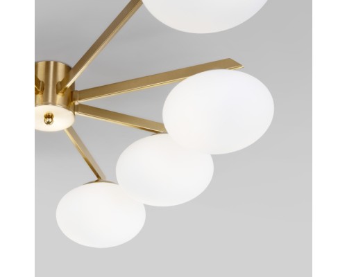 Потолочная люстра Opaline 70220/8 латунь Smart Eurosvet