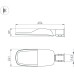 Уличный консольный светильник TURI 053873 Arlight