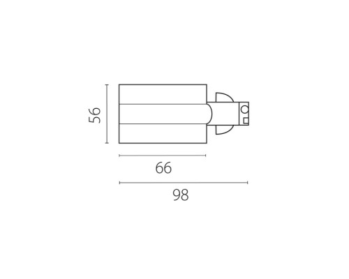 Коннектор прямой Quattro 503107-R Lightstar