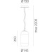 Подвесной светильник Gople 1406040A Artemide