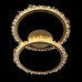 Потолочная люстра Quartz Halo MX20020154-2A satin gold DeLight Collection