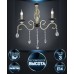 Подвесная люстра Elek WD3596/3H-GD-BK-CL Wedo Light