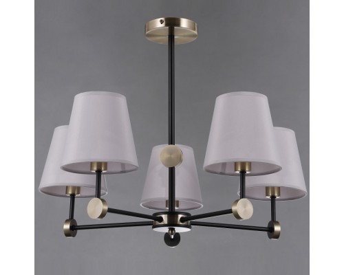 Потолочная люстра  IL0394-5CSQ-24 BK AB CASTOR ILLUMICO