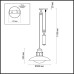 Уличный светильник подвесной Dante 4164/1A Odeon Light