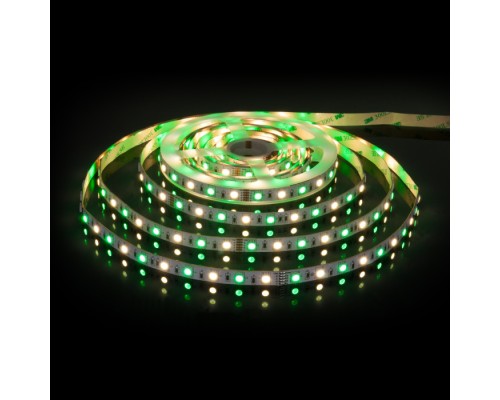 Светодиодная лента 24V 60Led 14,4W IP20 RGBW Лента светодиодная 24V 14,4W 60Led 5050+5050 IP20 MIX RGB/дневной белый, 5м Elektrostandard