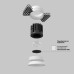 Точечный светильник Round DL058-7W3K-TRS-W Maytoni