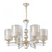 Подвесная люстра Florentia-6087 306087/6 Wh/Gd Arte Milano