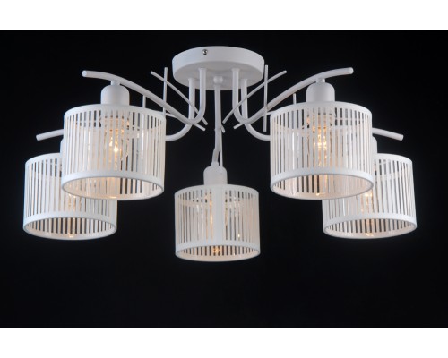 Потолочная люстра Amsterdam AMSTERDAM 81053-5C SATIN WHITE Natali Kovaltseva