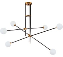 Потолочная люстра Bistro Globe 9389P/6 black/gold DeLight Collection