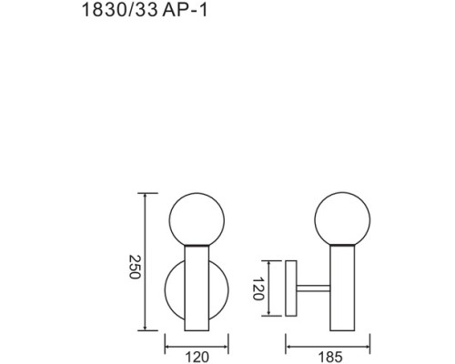 Бра Eterno 1830/33 AP-1 Divinare