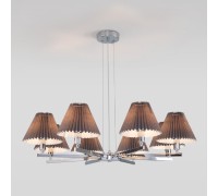 Подвесная люстра Peony 60136/8 хром/графит Eurosvet
