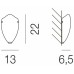Бра CALICE AP CALICE 22 RS OR Vistosi