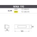 Встраиваемый светильник уличный Nina 7C1.000.000.WYK1L Fumagalli