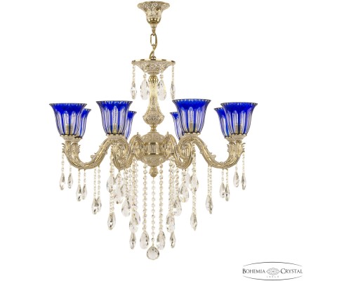 Подвесная люстра Florence 71101/8/250 B GW P2 U Clear-Blue/H-1H Bohemia