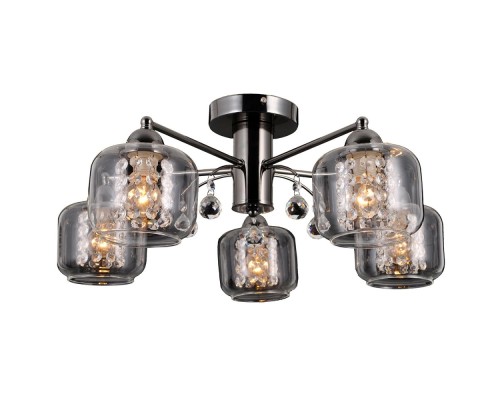 Потолочная люстра Laina LAINA 75091/5C DARK CHROME Natali Kovaltseva