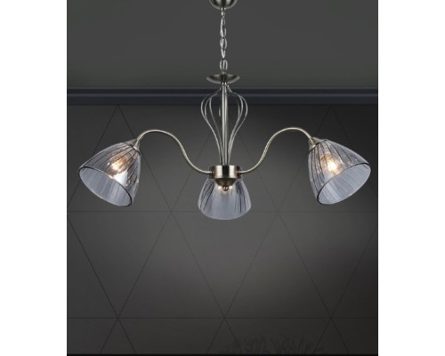 Подвесная люстра Savena WD3625/3H-AB-SMK Wedo Light