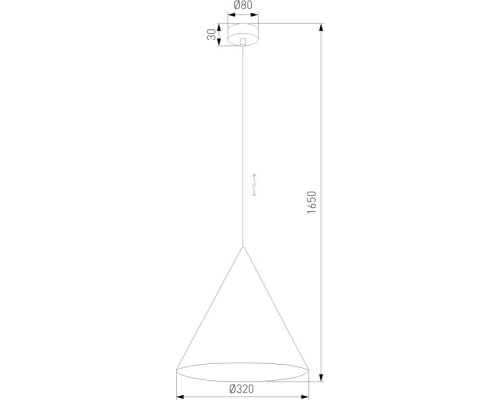Подвесной светильник Cono 10009 Cono TK Lighting