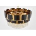 Подвесная люстра Molina LDP 7045-600 BK+GD Lumina Deco