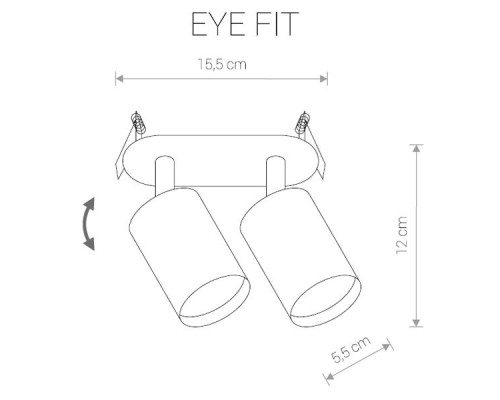 Точечный светильник Eye Fit 9395 Nowodvorski