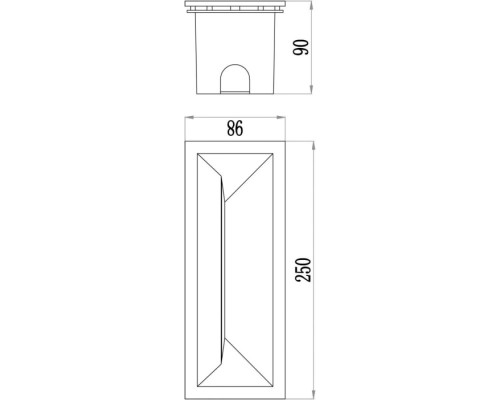 Встраиваемый светильник уличный Alwina 763023 Deko-Light
