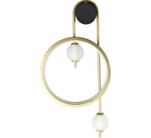 Настенный светильник Rodrigo RODRIGO AP20W LED BLACK/GOLD Crystal Lux