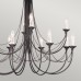 Подвесная люстра Carisbrooke CB12-BLACK Elstead