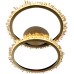 Потолочная люстра Quartz Halo MX20020154-2A satin gold DeLight Collection
