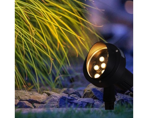 Грунтовый светильник  09401-0.7-001U LED9W BK+WW Reluce