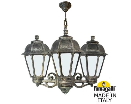 Уличный светильник подвесной Saba K22.120.S30.BYF1R Fumagalli