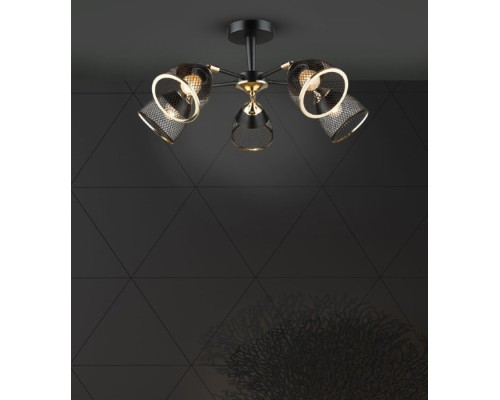 Потолочная люстра Aniko WD3637/5C-BK-FGD-BK Wedo Light