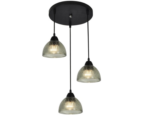 Подвесной светильник Dzhenis WD4004/3P-BK-GN Wedo Light